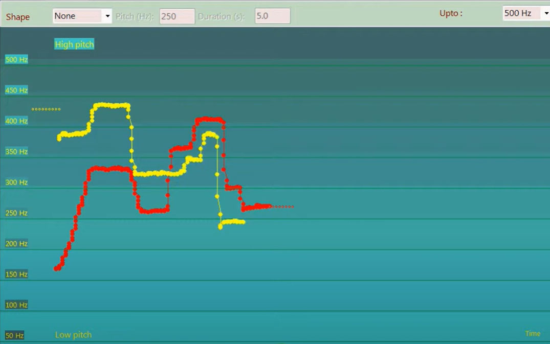 The Pitch Tool of the Therapy Module